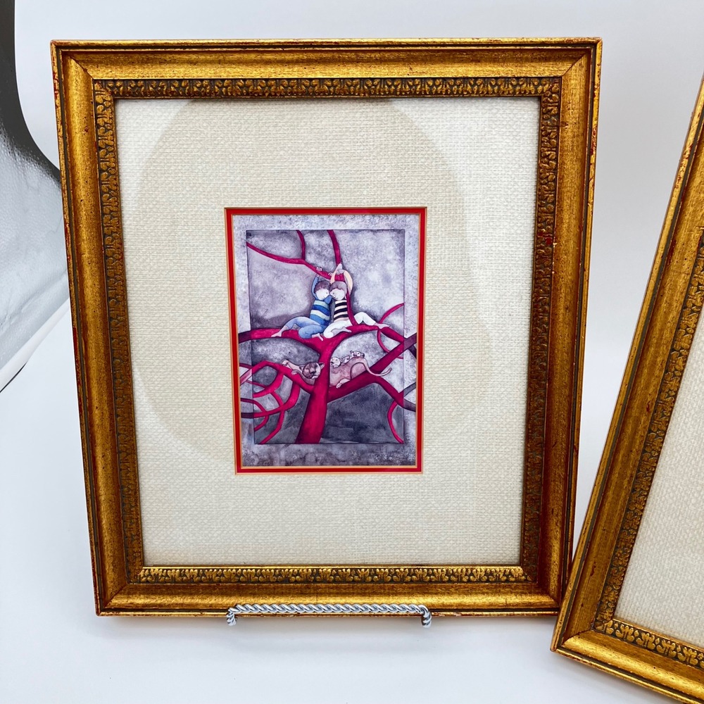 Graciela Rodo Boulanger Print Set 1979 14x12 Gold Framed Lithographs Vintage - Picture 6 of 14